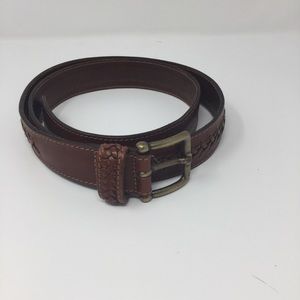 Casual brown leather Belt